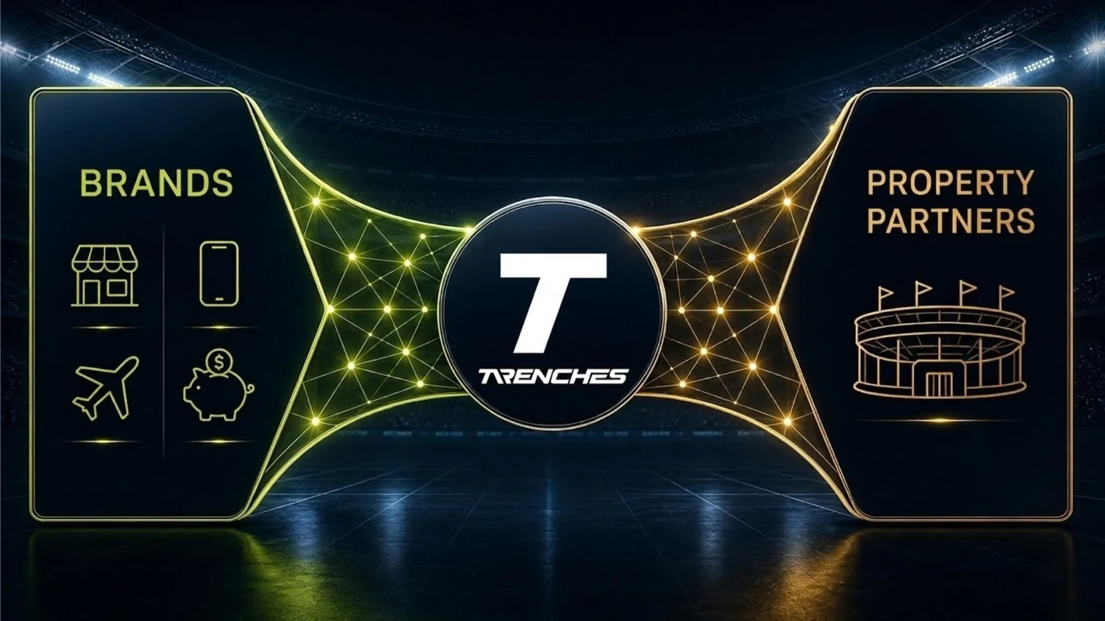 Trenches sits between brands and property partners, connecting both sides of the sponsorship table.